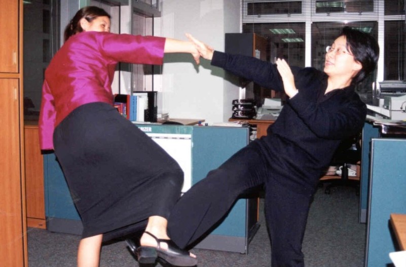 Maybe that’s how I earned the “Kung-Fu Master” nickname when practicing Kung Fu in the Hong Kong office with Lynn Furrow?