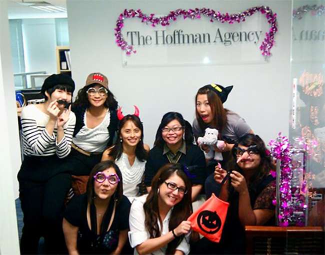 Hoffman Agency halloween celebration