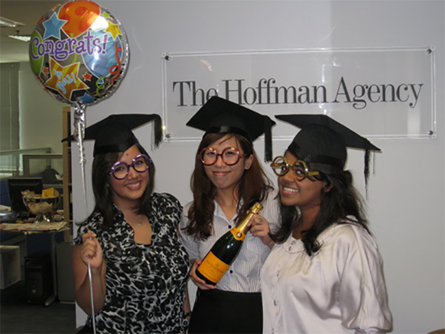 Group of Hoffman Agency college graduates